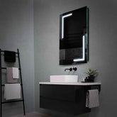 Espejo LED Vertical | Control por interruptor de pared | Luz blanca fría - Reyze Seria Salono Model 3